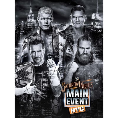 WWE Saturday Night's Main Event Unsigned Fanatics Authentic 18" x 24" July 18, 2026 Event Poster Art Photograph